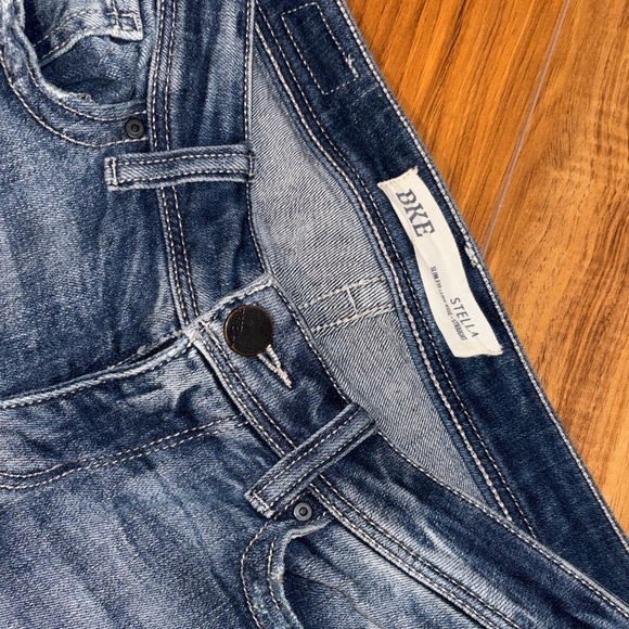 BKE Stella Slim Fit Low Rise Straight Jeans Sz 27 x 31.5 - Picture 2 of 6